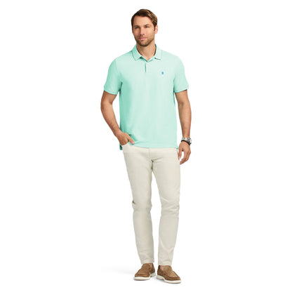 Izod ADVANTAGE PERFORMANCE POLO - BIRDS EGG GREE