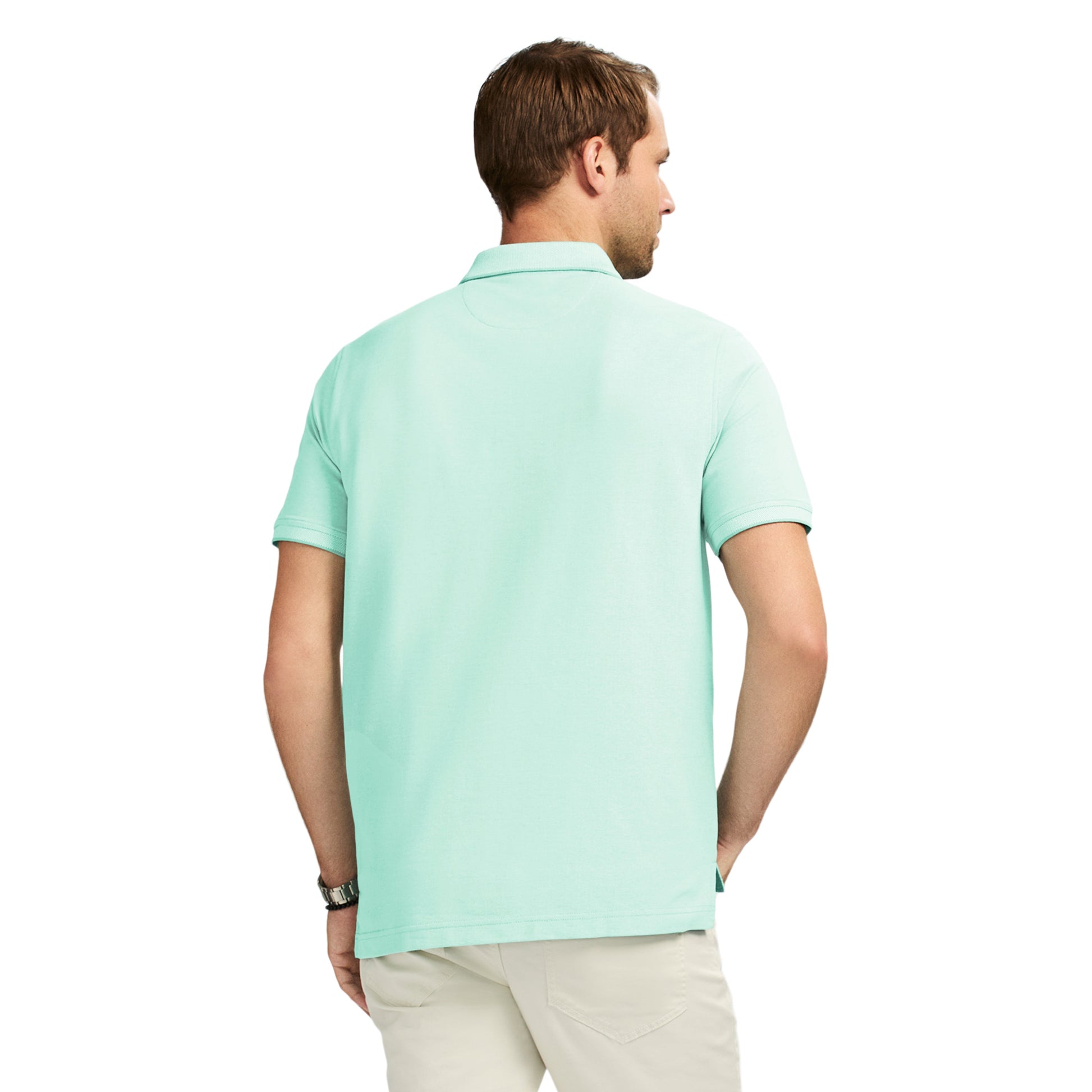 Izod ADVANTAGE PERFORMANCE POLO - BIRDS EGG GREE