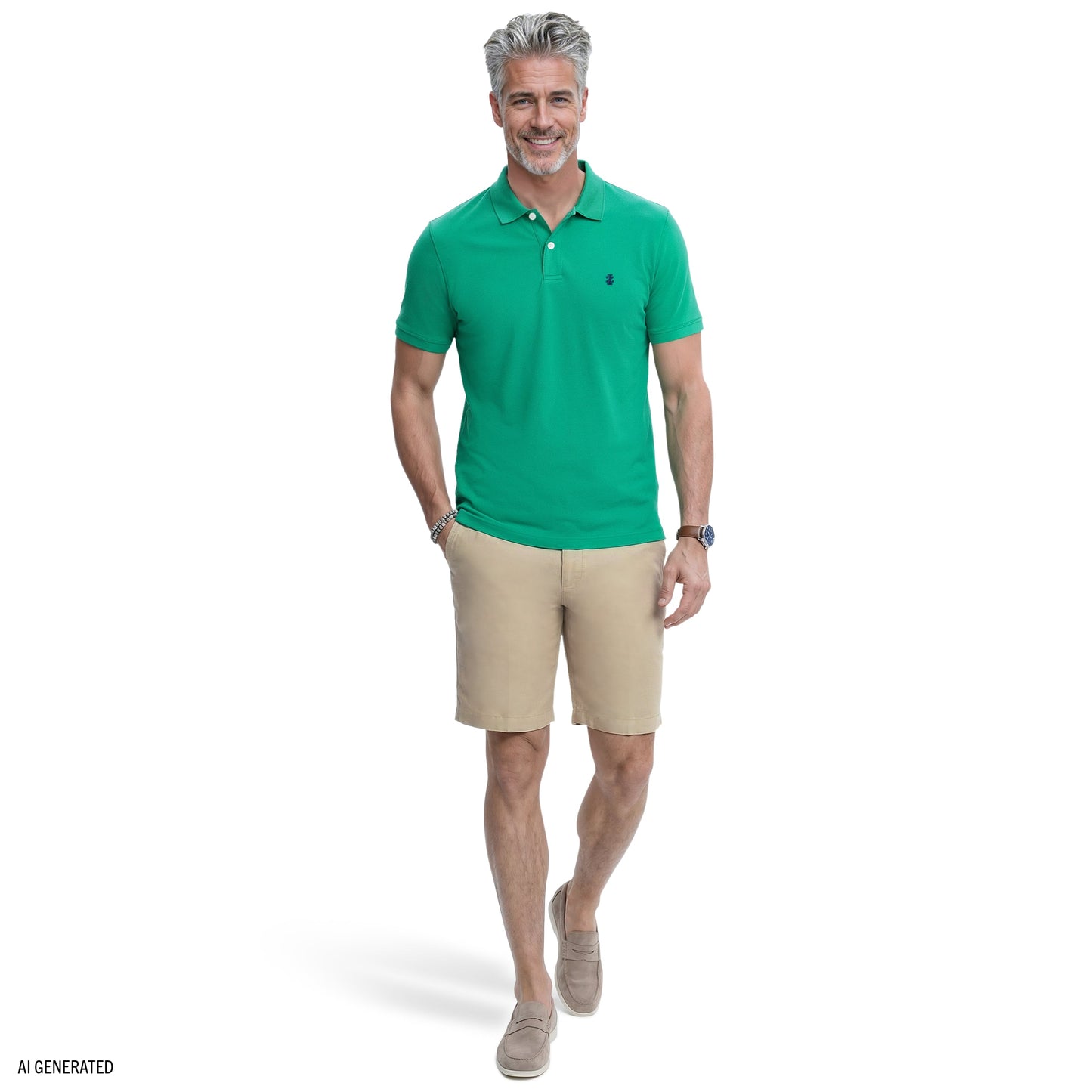 Izod ADVANTAGE PERFORMANCE POLO - PINE GREEN