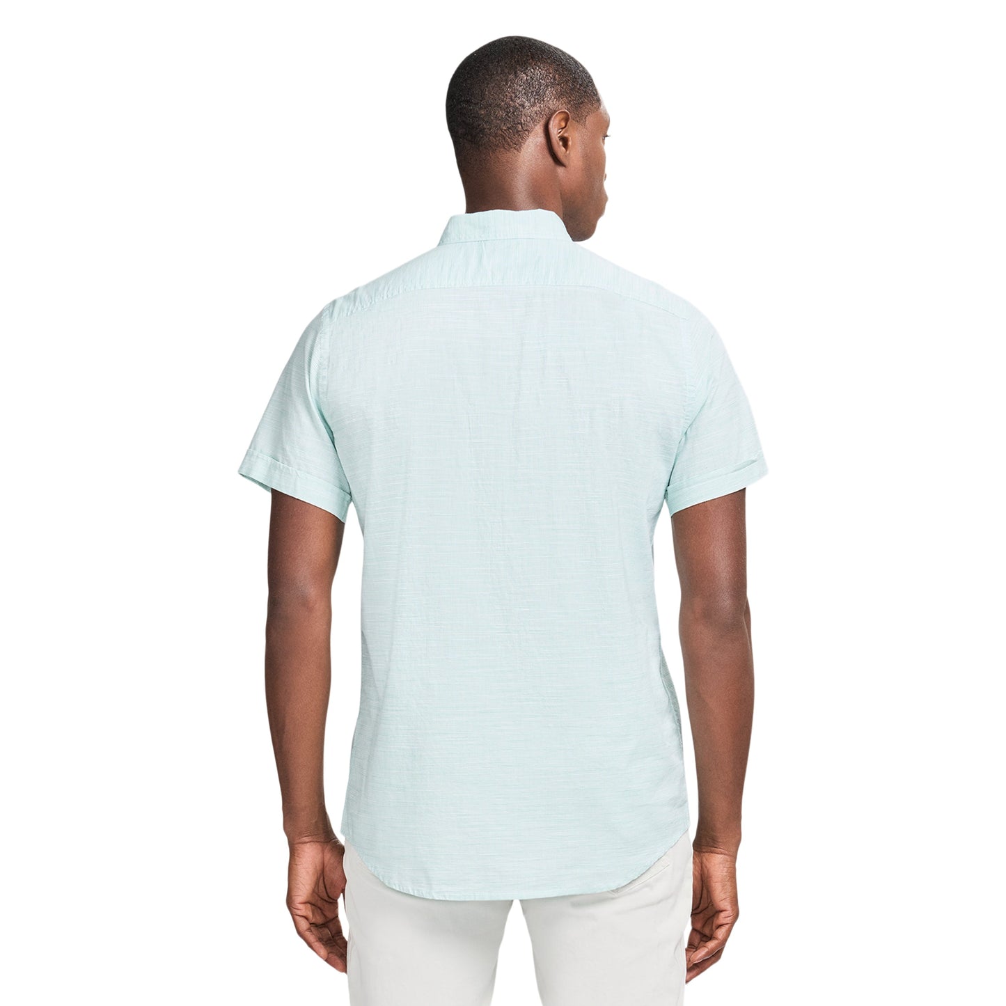 Izod DOCKSIDE CHAMBRAY S/S SHIRT - WASABI