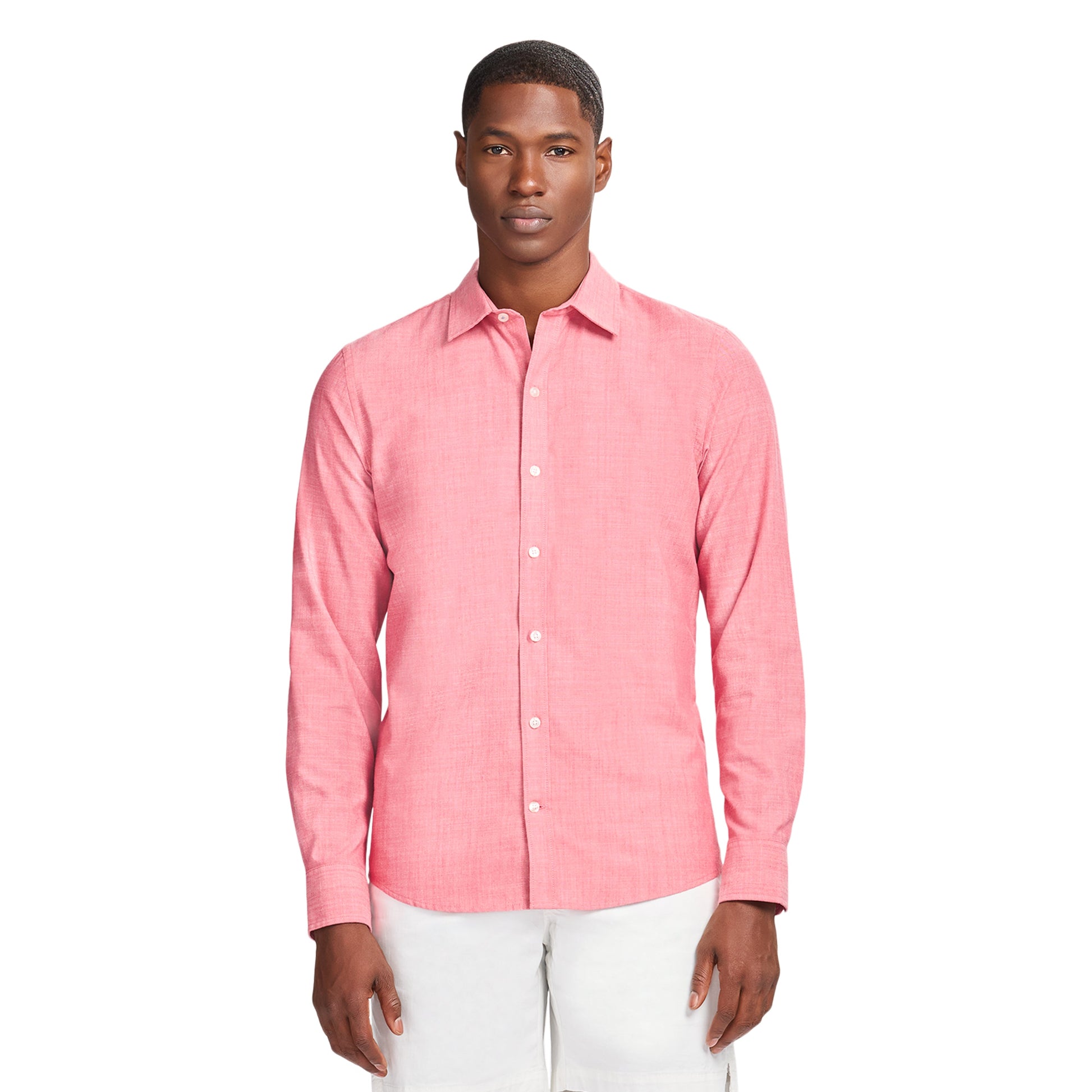Izod LUXURY SPORT L/S SHIRT - HOLLY BERRY