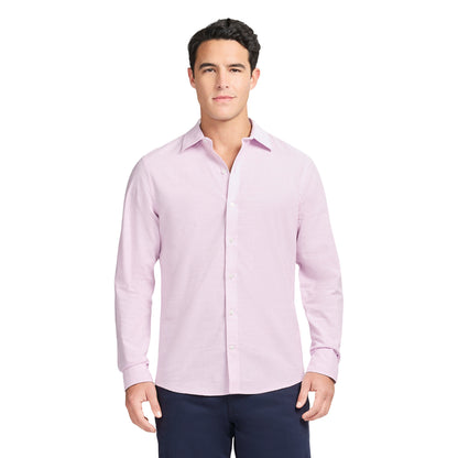 Izod LUXURY SPORT L/S SHIRT - PASTEL LILAC