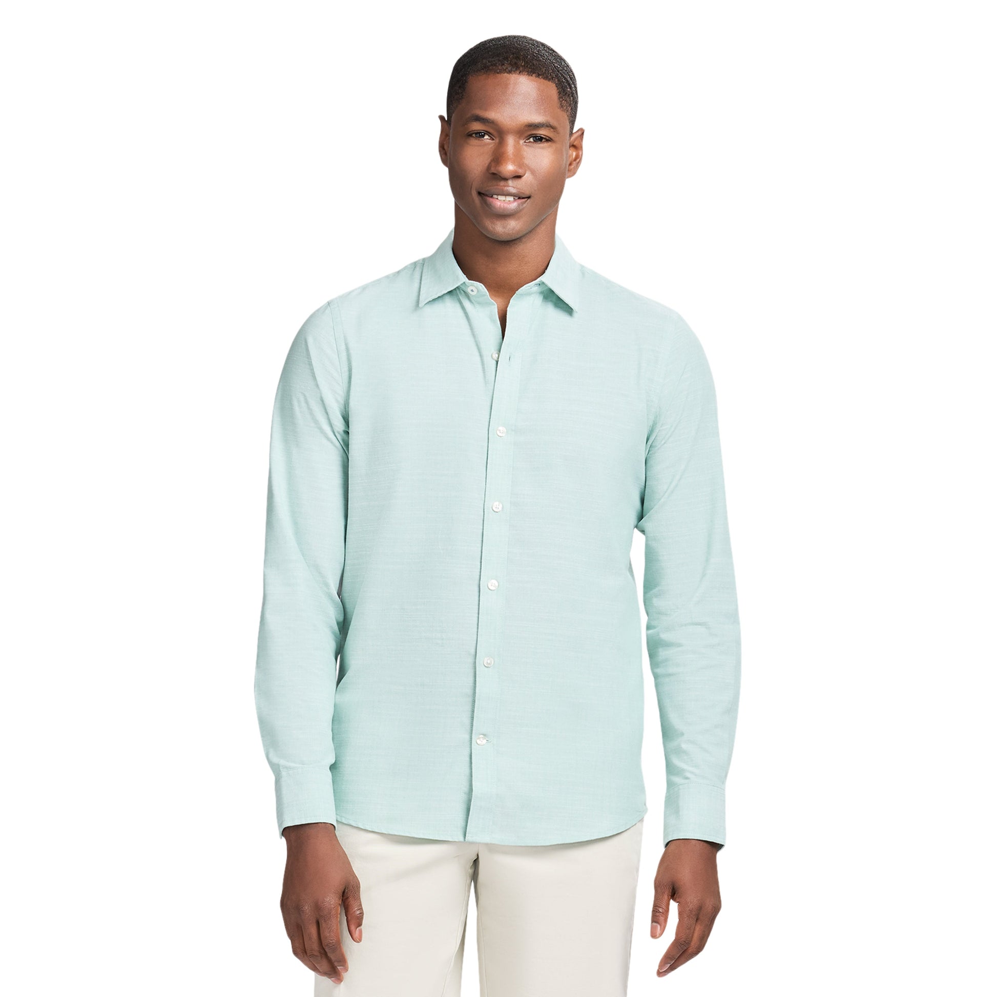 Izod LUXURY SPORT L/S SHIRT - WASABI