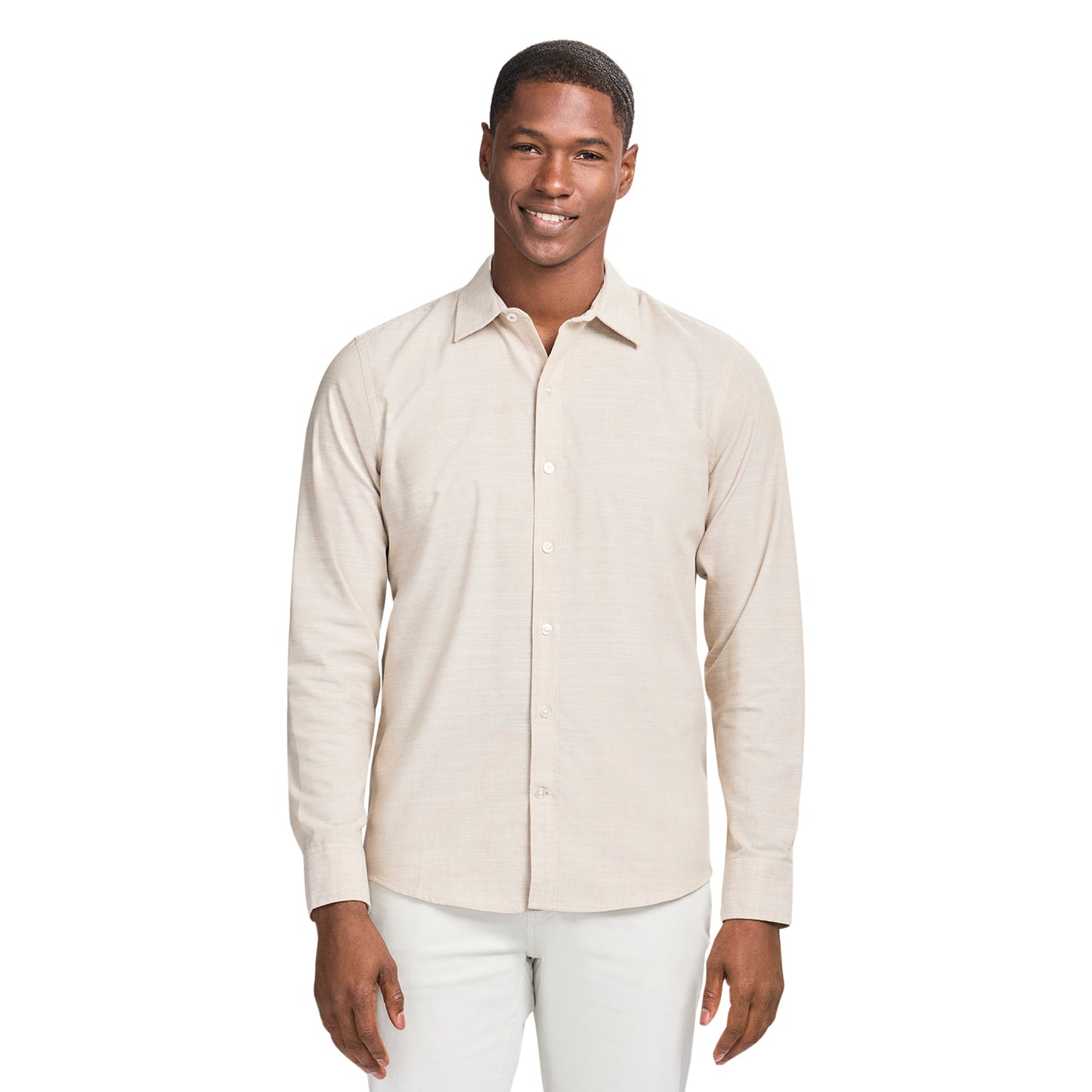 Izod LUXURY SPORT L/S SHIRT - CROCKERY