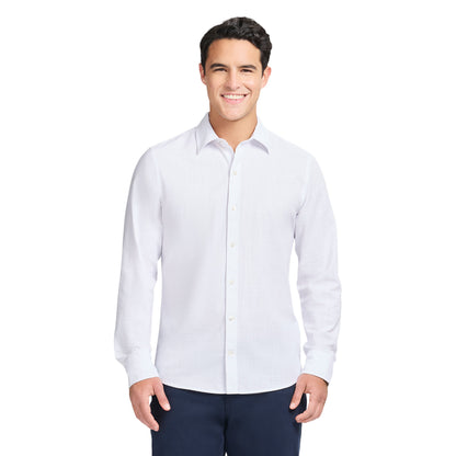 Izod LUXURY SPORT L/S SHIRT - BRIGHT WHITE