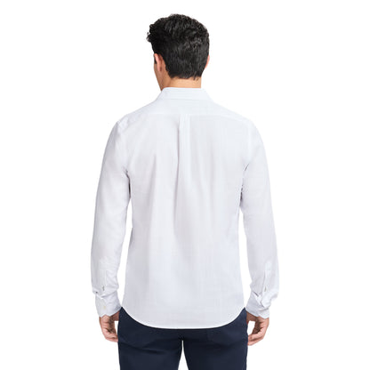 Izod LUXURY SPORT L/S SHIRT - BRIGHT WHITE