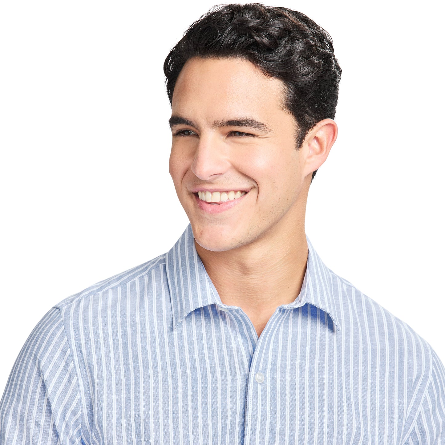 Izod LUXURY SPORT L/S STRIPED SHIRT - REGATTA