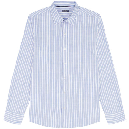 Izod LUXURY SPORT L/S STRIPED SHIRT - REGATTA