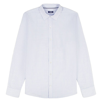 Izod LUXURY SPORT L/S STRIPED SHIRT - PLACID BLUE