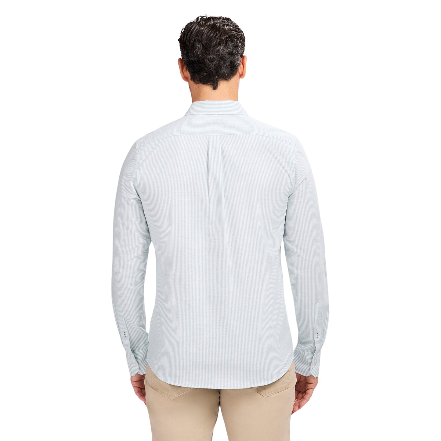 Izod LUXURY SPORT L/S STRIPED SHIRT - WASABI