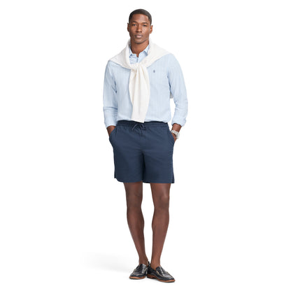 Izod LUXURY SPORT L/S STRIPED SHIRT - CHAMBRAY BLUE