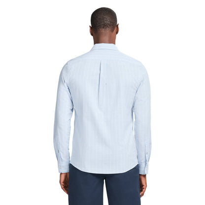 Izod LUXURY SPORT L/S STRIPED SHIRT - CHAMBRAY BLUE