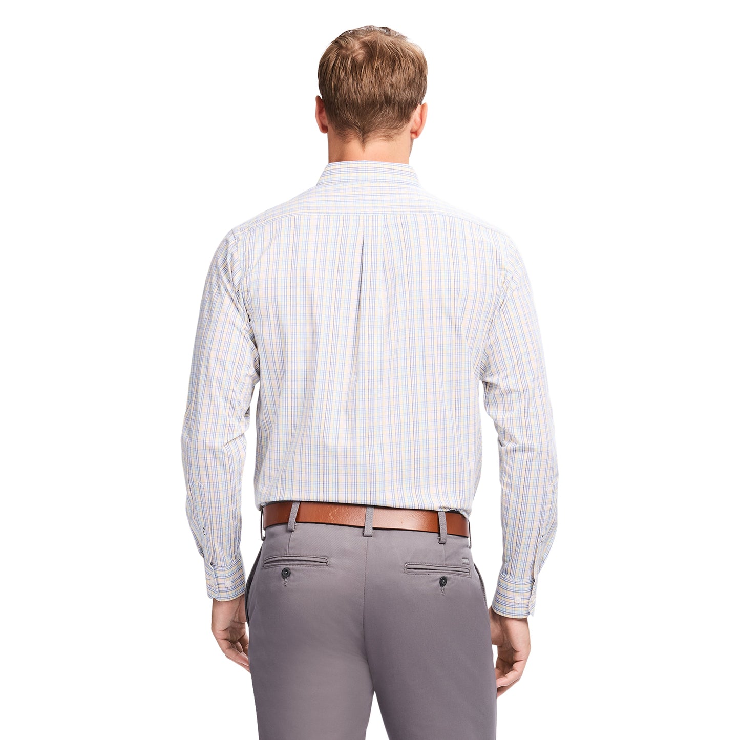 Izod Performance Comfort L/S Shirt - Lemon Meringue