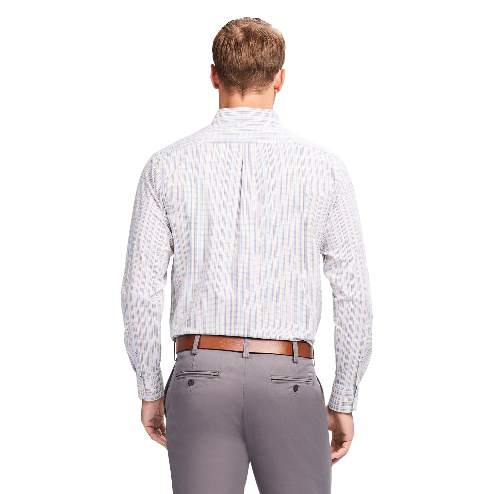 Izod Performance Comfort L/S Shirt - Lemon Meringue