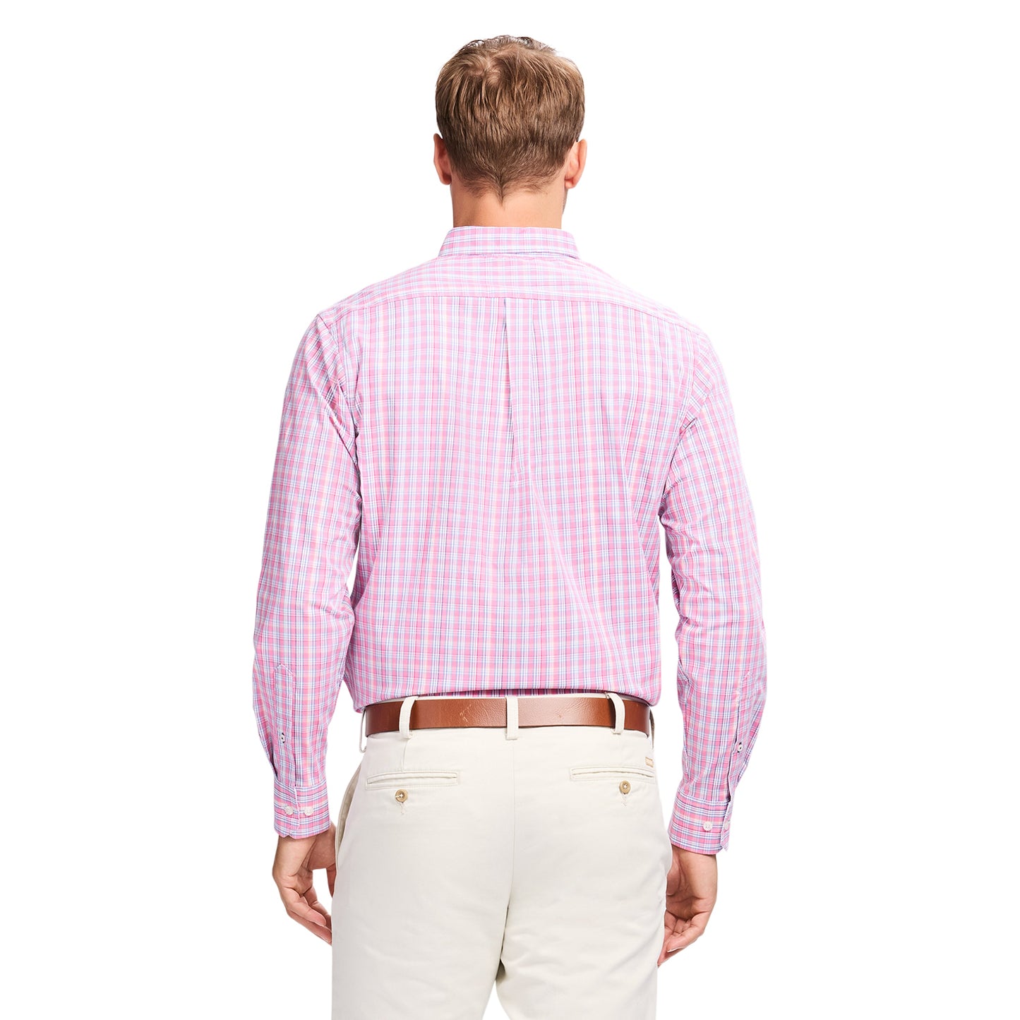 Izod Performance Comfort L/S Shirt - Pink Lemonade