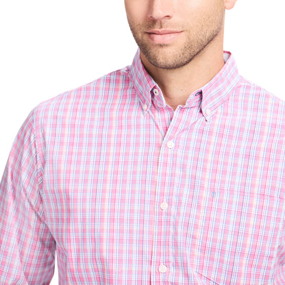 Izod Performance Comfort L/S Shirt - Pink Lemonade