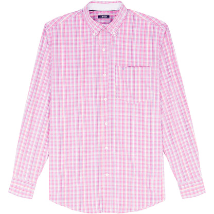 Izod Performance Comfort L/S Shirt - Pink Lemonade