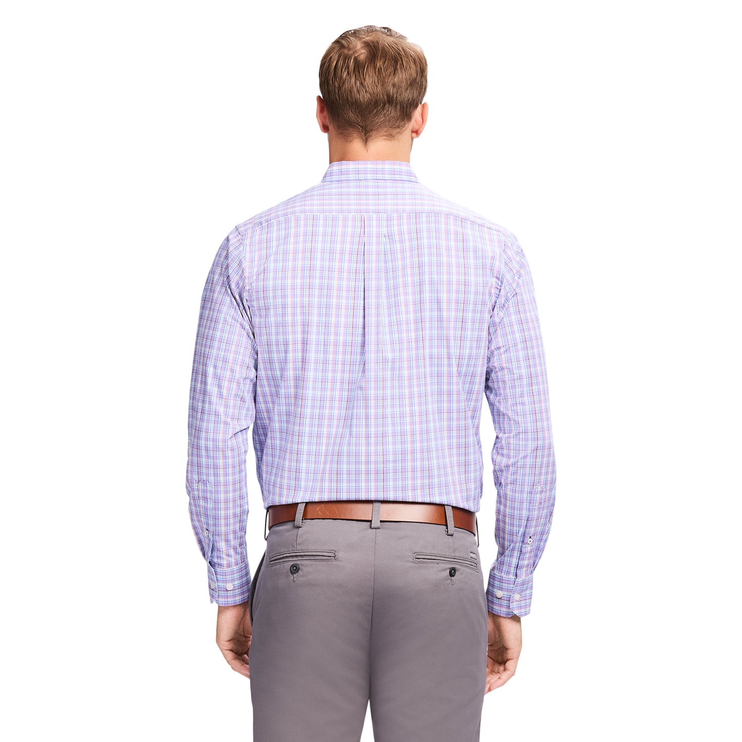 Izod Performance Comfort L/S Shirt - English Lavender