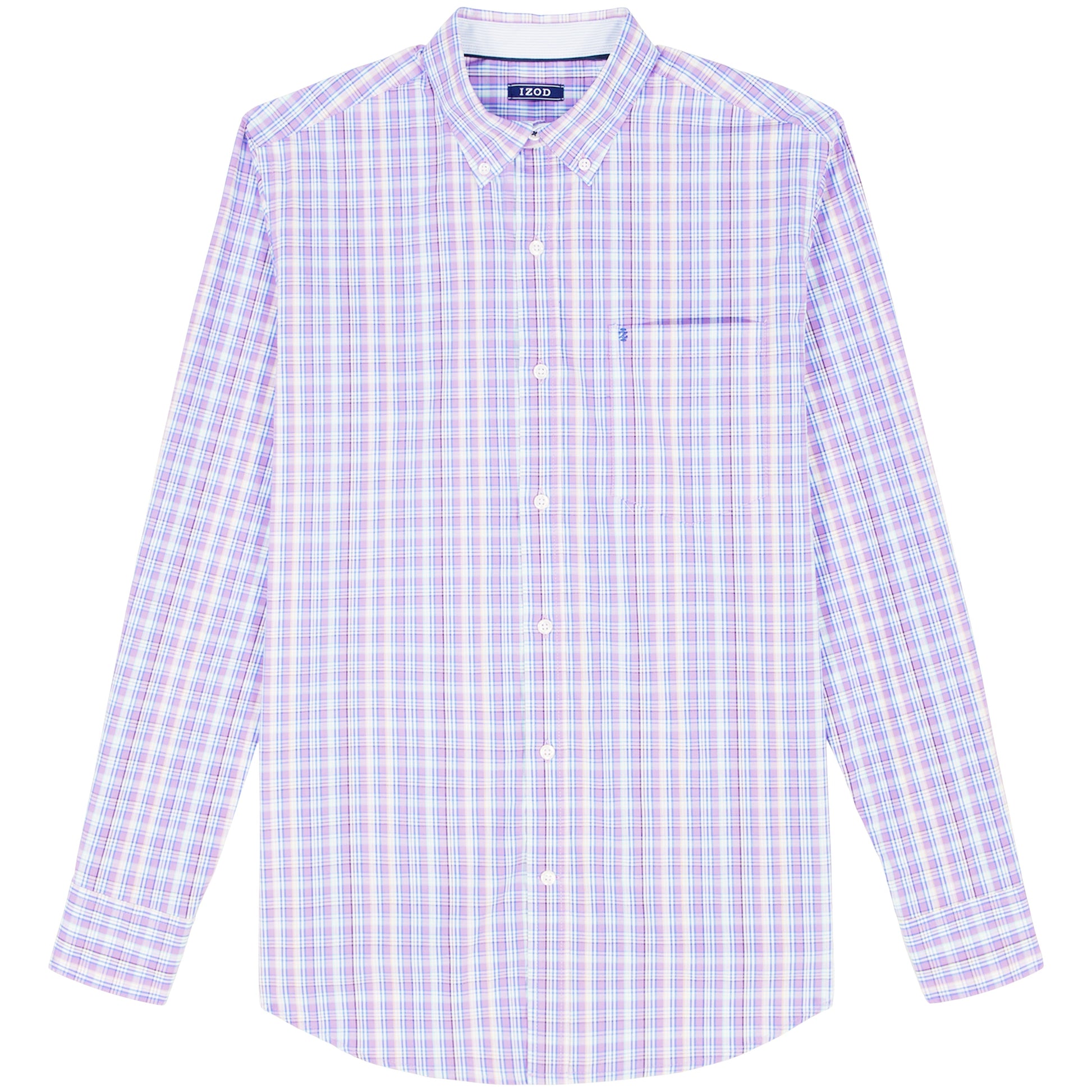Izod Performance Comfort L/S Shirt - English Lavender