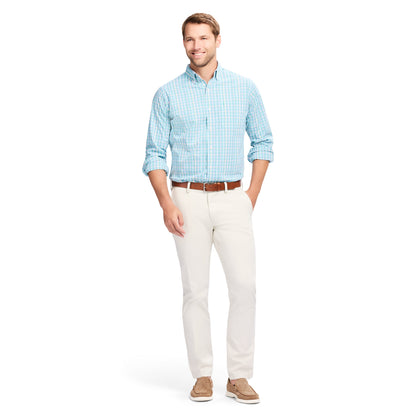 Izod Performance Comfort L/S Shirt - Wasabi