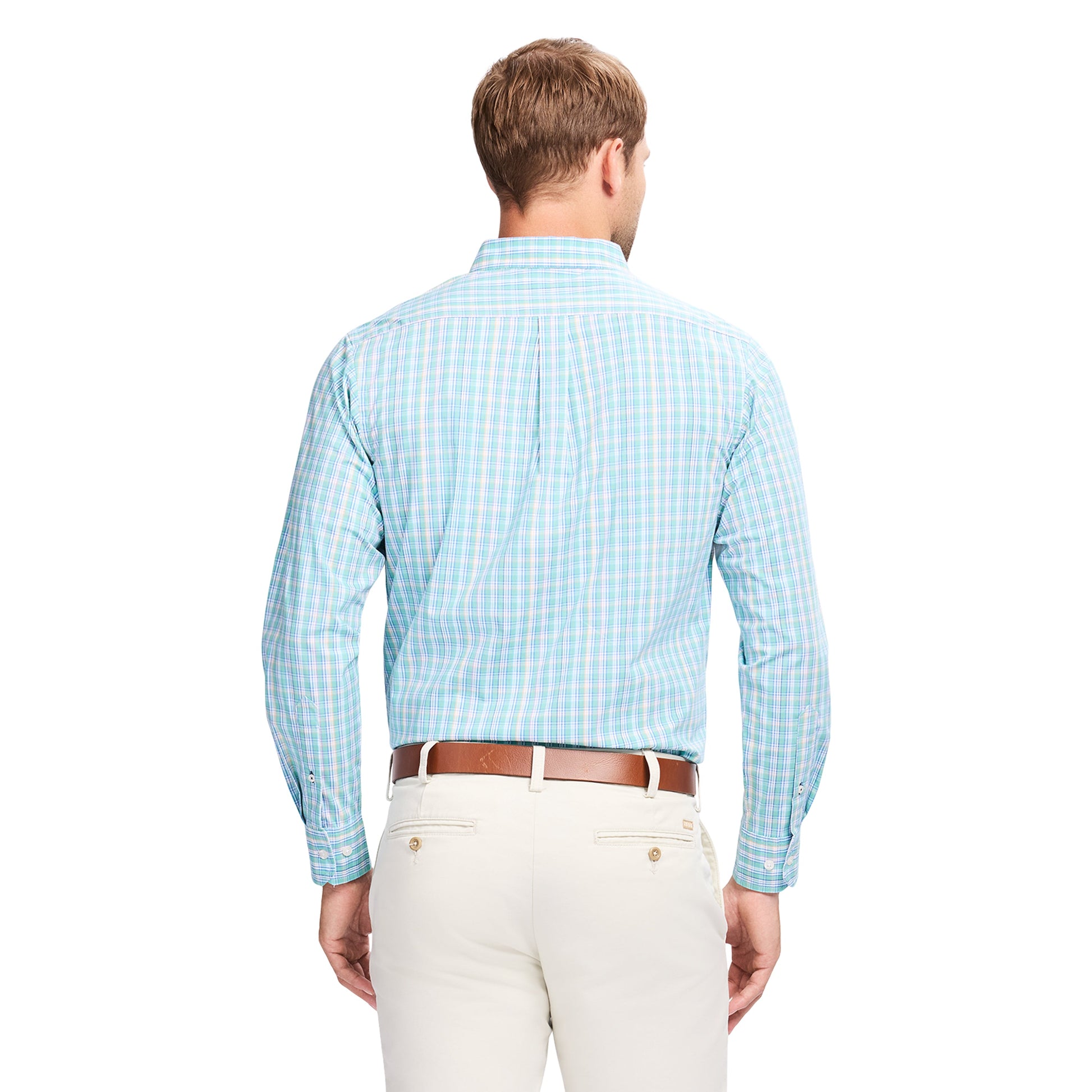 Izod Performance Comfort L/S Shirt - Wasabi
