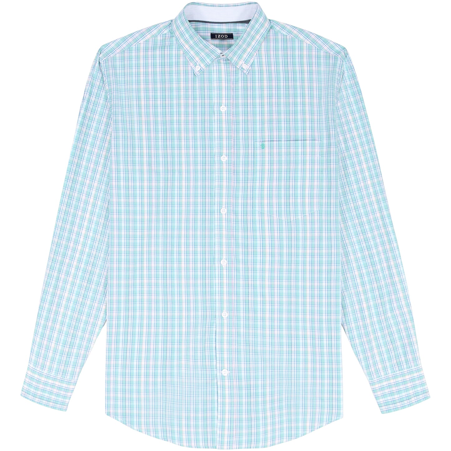 Izod Performance Comfort L/S Shirt - Wasabi