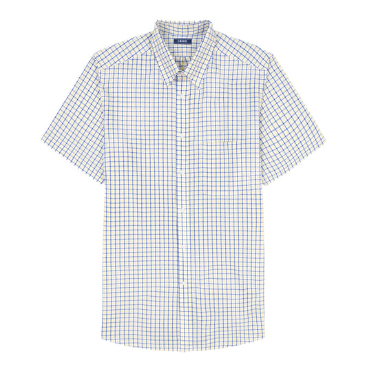 Izod Ss Reg Bd Plaid - Lemon Drop