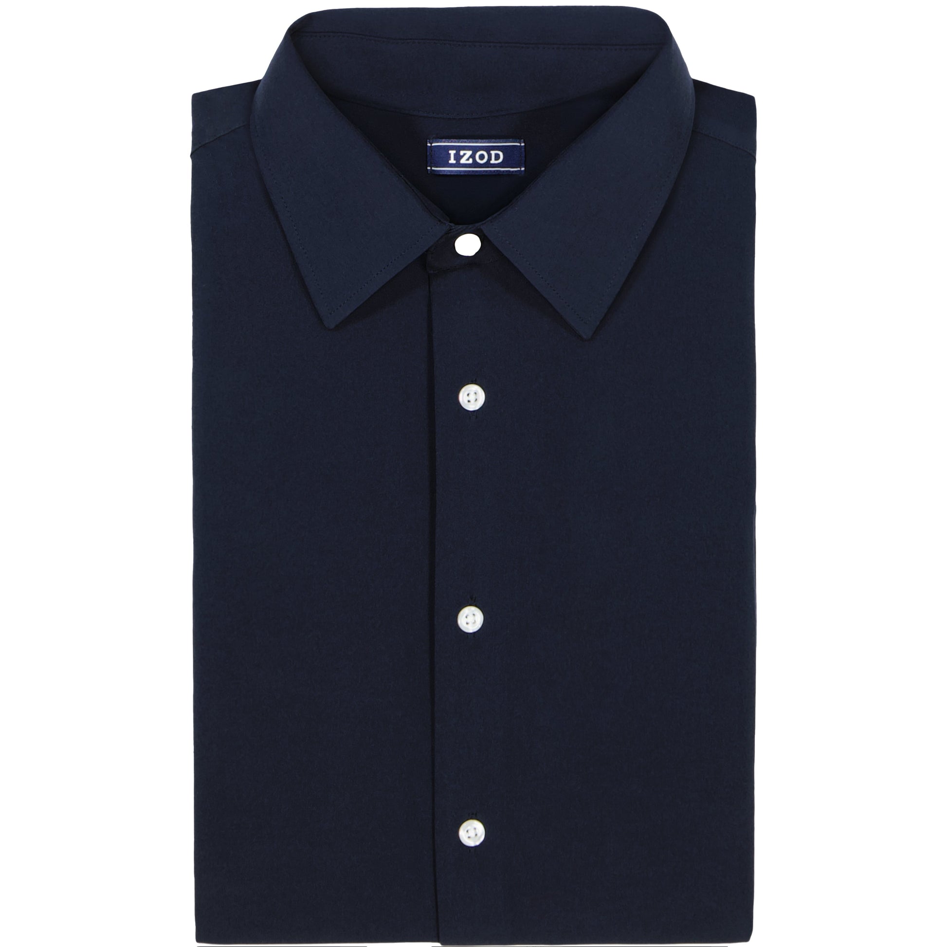 Izod Ls Sld Super Stretch - Navy Blazer