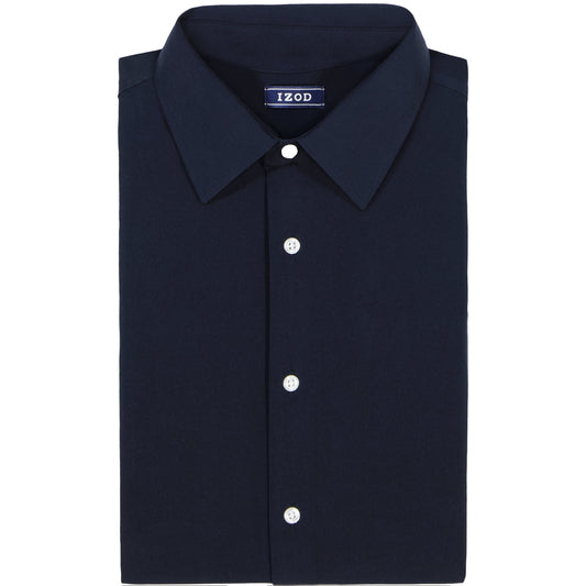 Izod Ls Sld Super Stretch - Navy Blazer