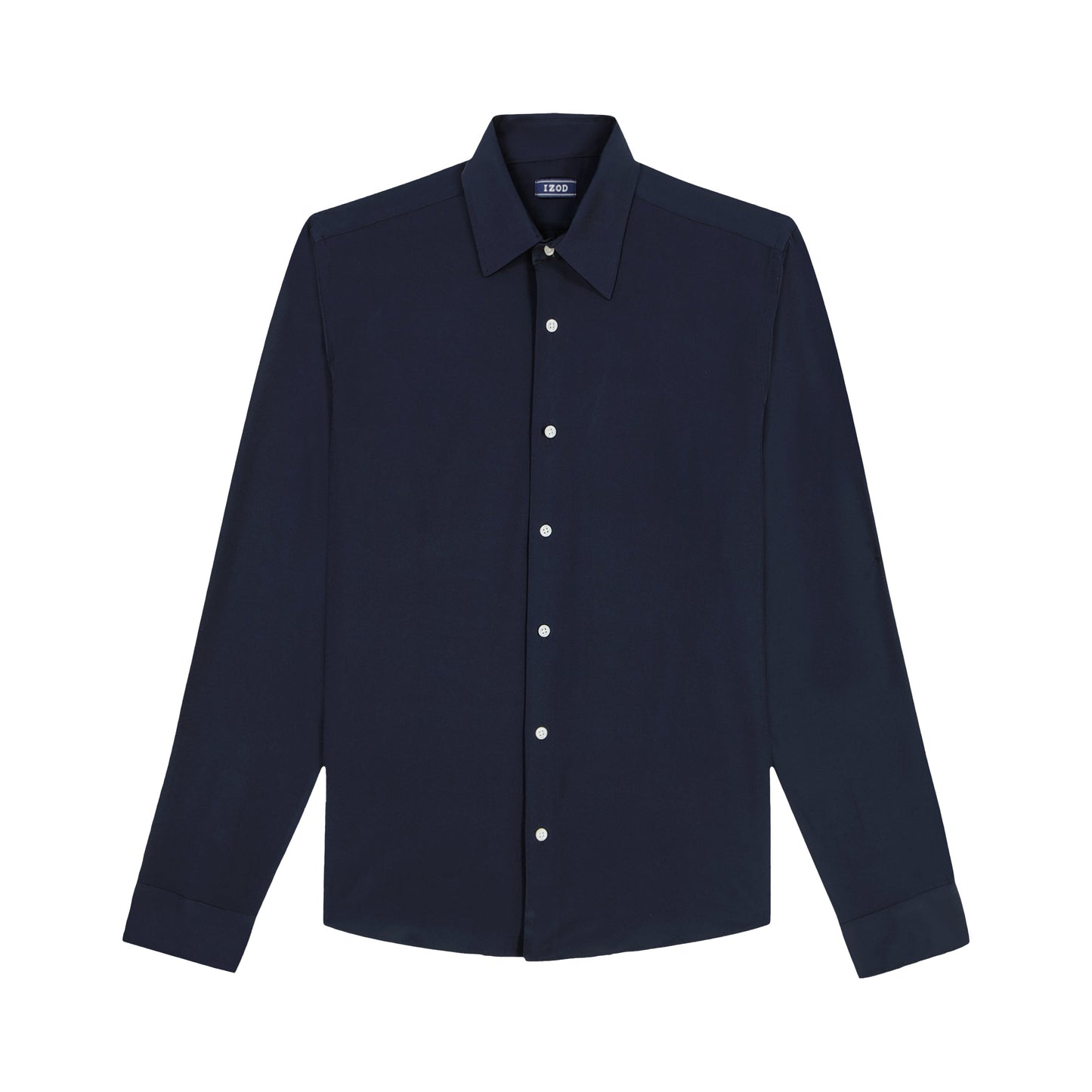 Izod Ls Sld Super Stretch - Navy Blazer