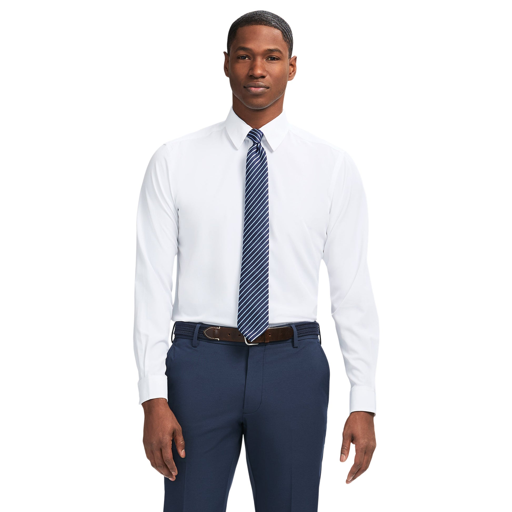 Izod Ls Sld Super Stretch - Bright White