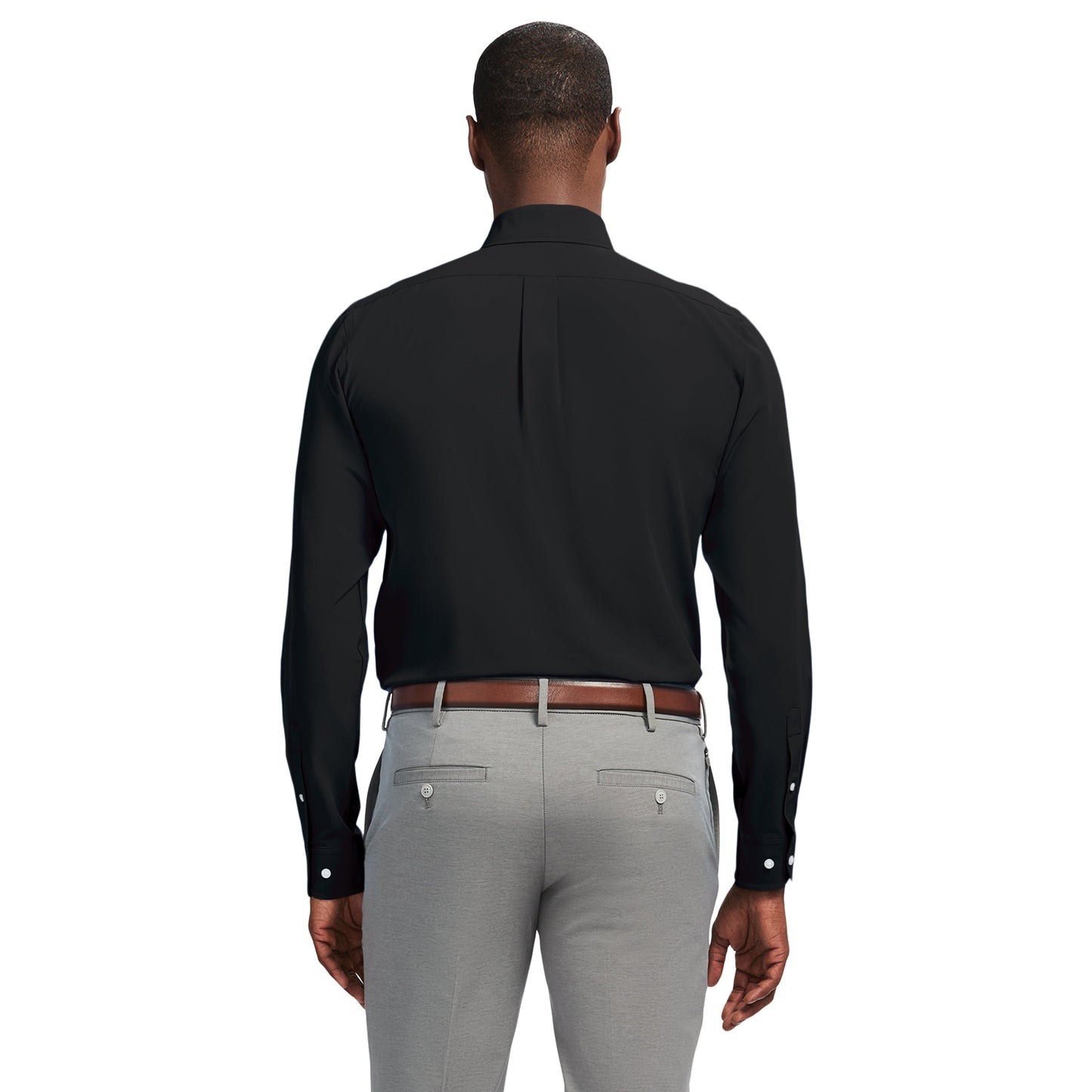 Izod Ls Sld Super Stretch - Black 1