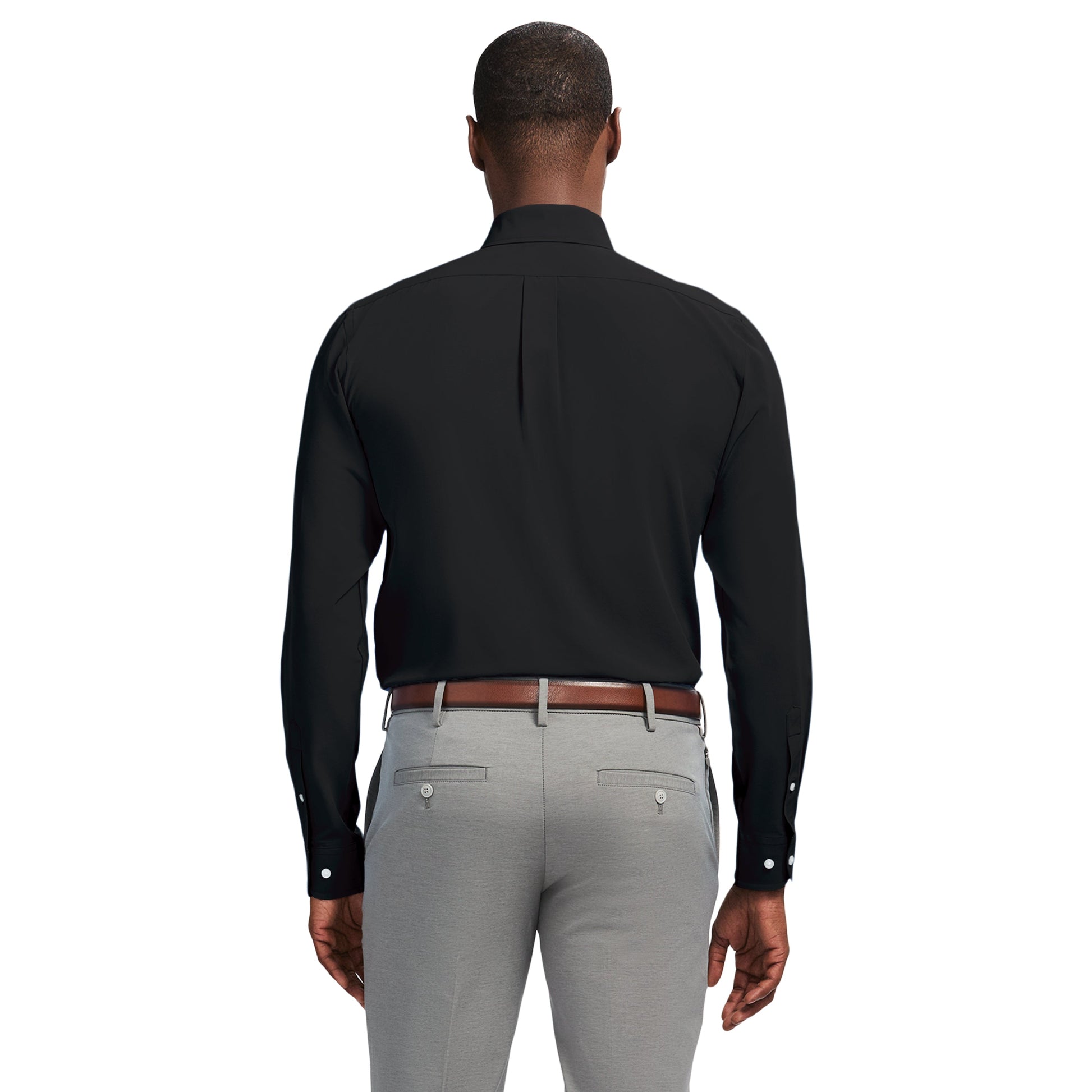 Izod Ls Sld Super Stretch - Black 1