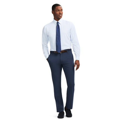 Izod Ls Prt Super Stretch - Th Light Blue
