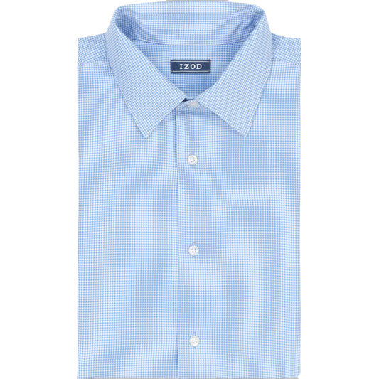 Izod Ls Prt Super Stretch - Th Jab Blue