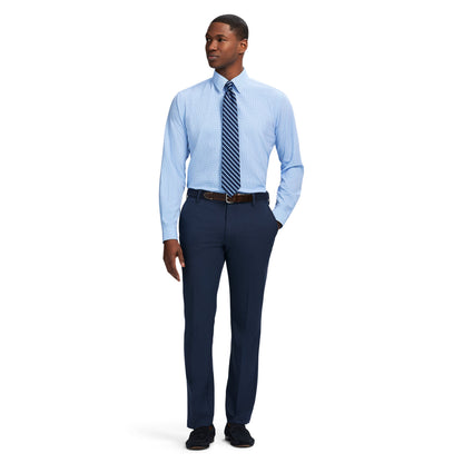 Izod Ls Prt Super Stretch - Th Jab Blue