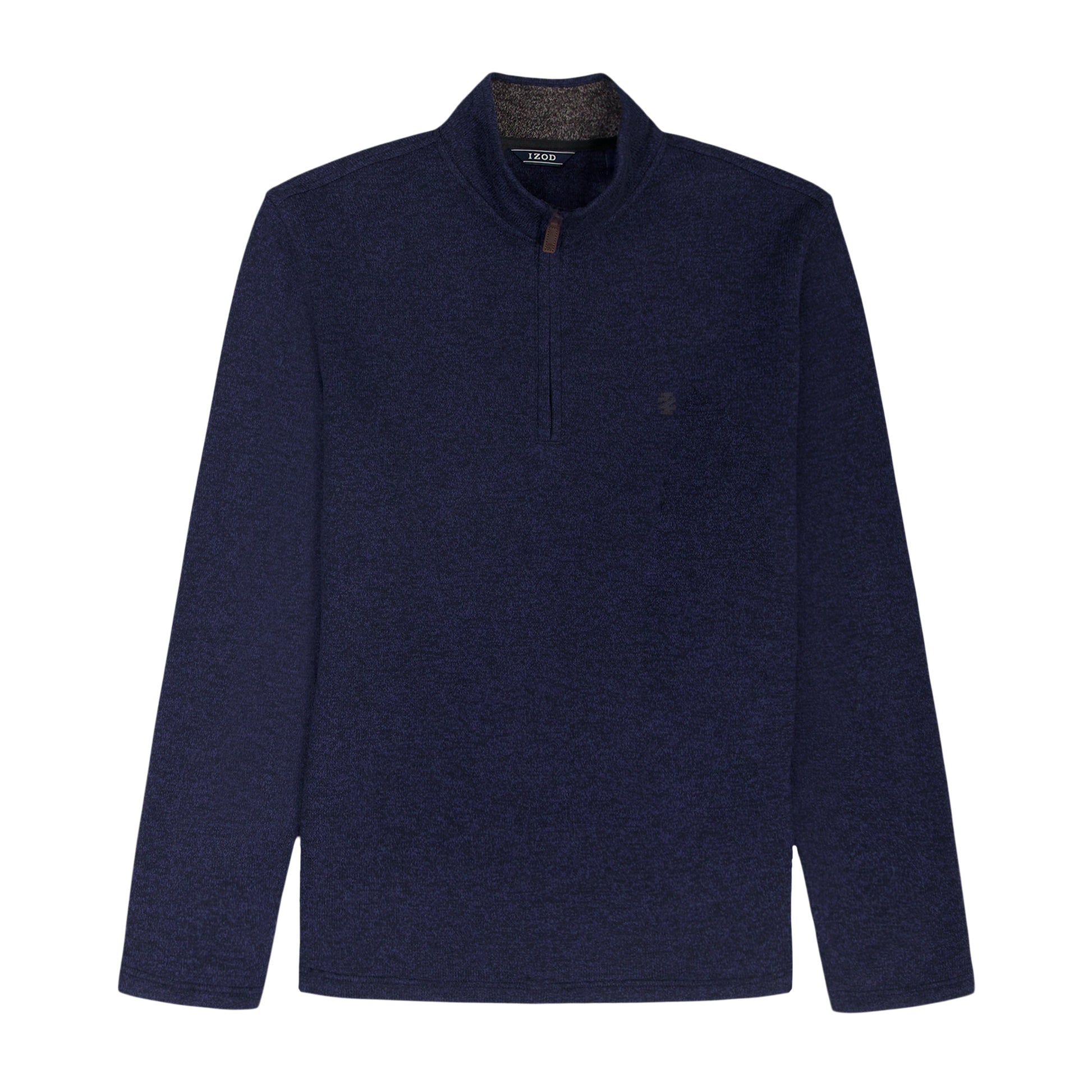 Izod Thermasoft Sweater Fleece Quarter Zip - Navy Blazer