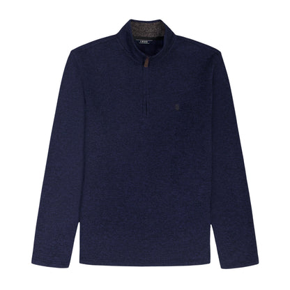 Izod Thermasoft Sweater Fleece Quarter Zip - Navy Blazer