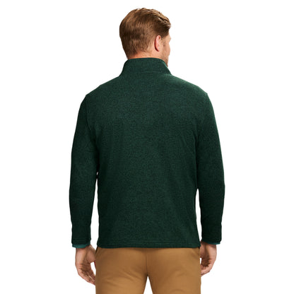 Izod Thermasoft Sweater Fleece Quarter Zip - Rain Forest