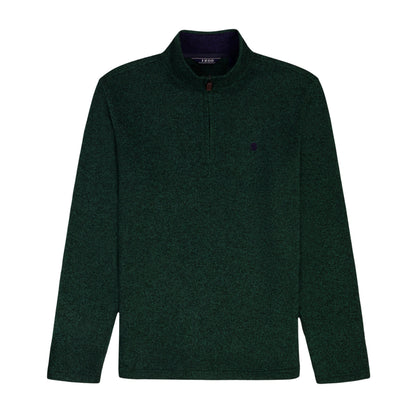 Izod Thermasoft Sweater Fleece Quarter Zip - Rain Forest
