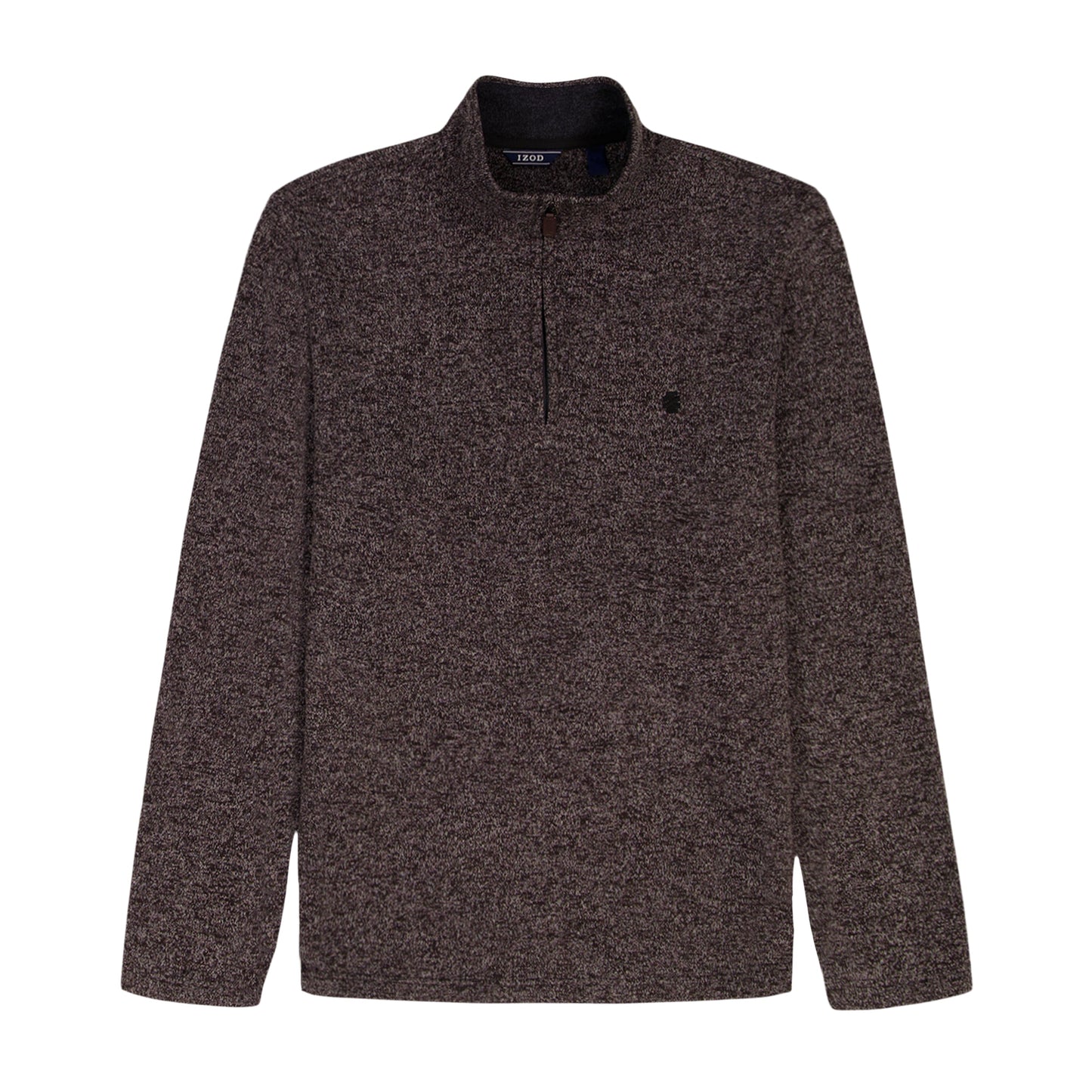 Izod Thermasoft Sweater Fleece Quarter Zip - Carbon Hthr