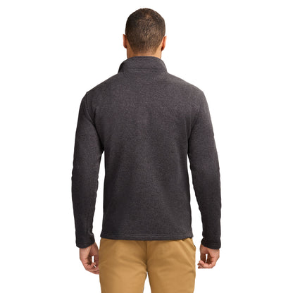 Izod Thermasoft Sweater Fleece Quarter Zip - Black