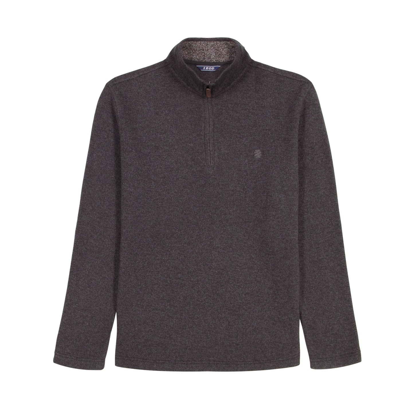 Izod Thermasoft Sweater Fleece Quarter Zip - Black