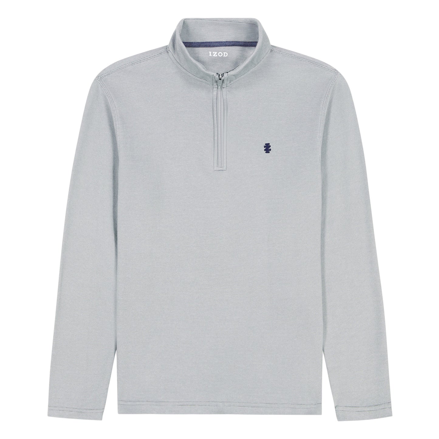 Izod PERFORMANCE COMFORT QUARTER ZIP - SMOKED PEARL