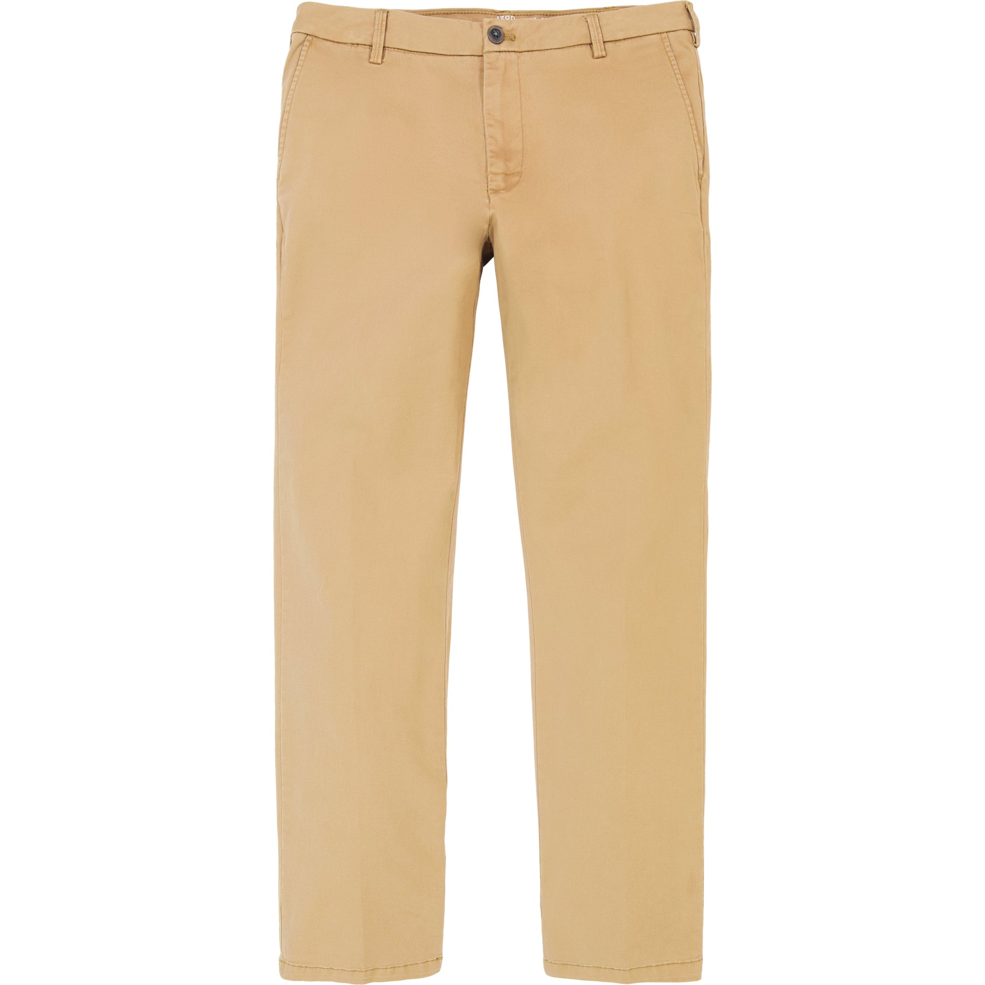 Izod Saltwater Stretch Flat-Front Straight Fit Chino Pant - Cognac