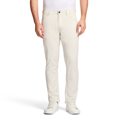 Izod Saltwater 5-Pocket Straight Fit Chino Pant - Silver Birch