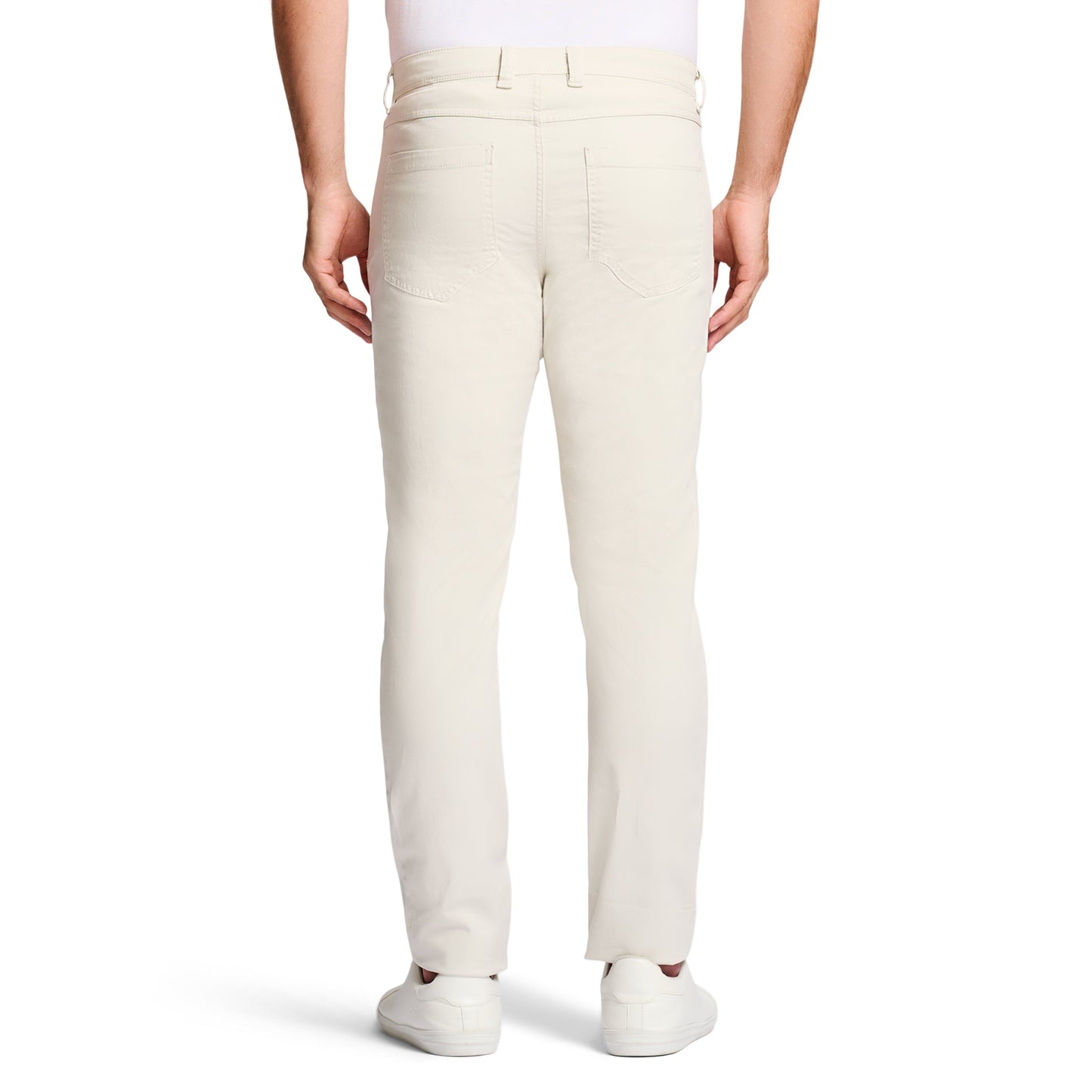 Izod Saltwater 5-Pocket Straight Fit Chino Pant - Silver Birch