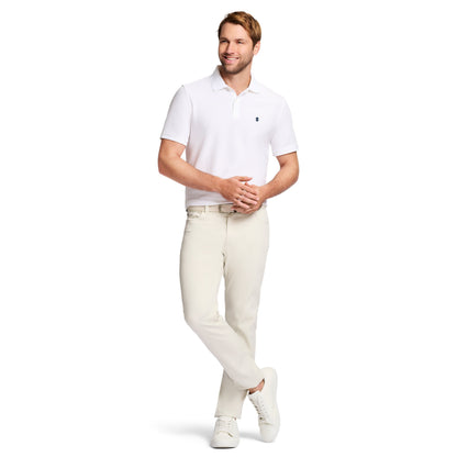 Izod Saltwater 5-Pocket Straight Fit Chino Pant - Silver Birch