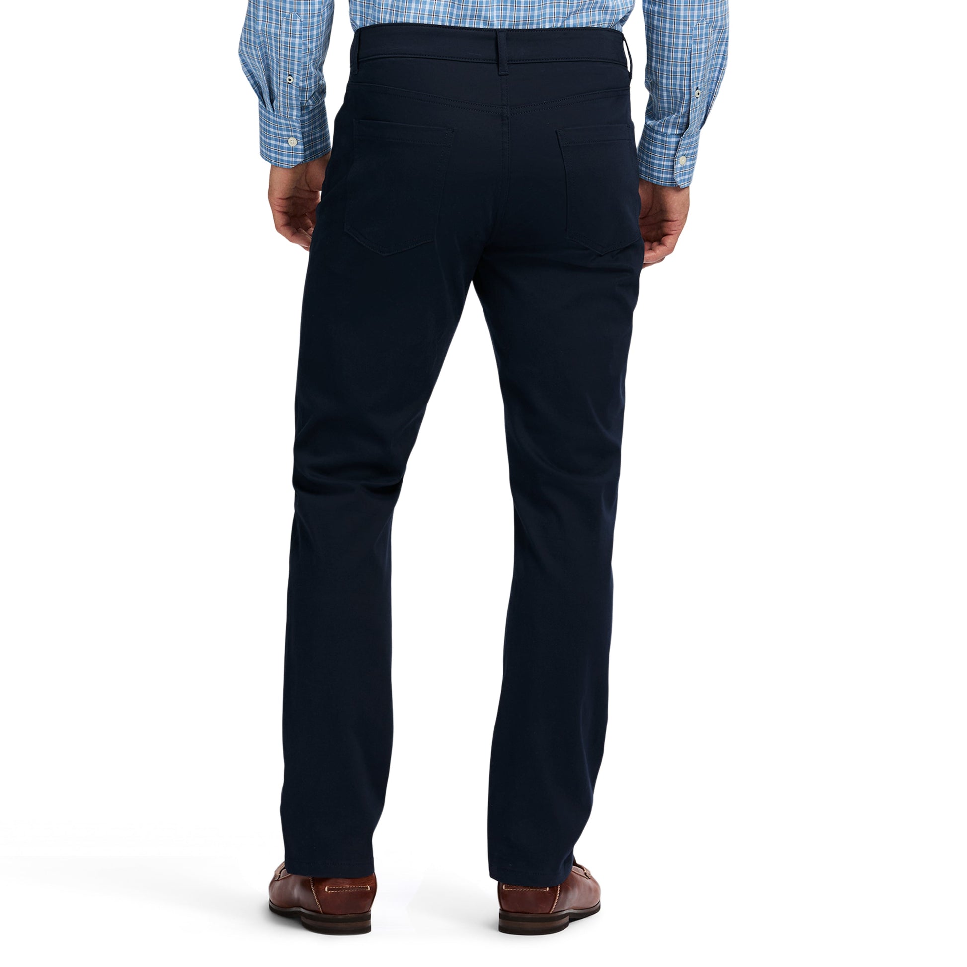 Izod 5 POCKET SUPER SOFT PANT - NAVY BLAZER