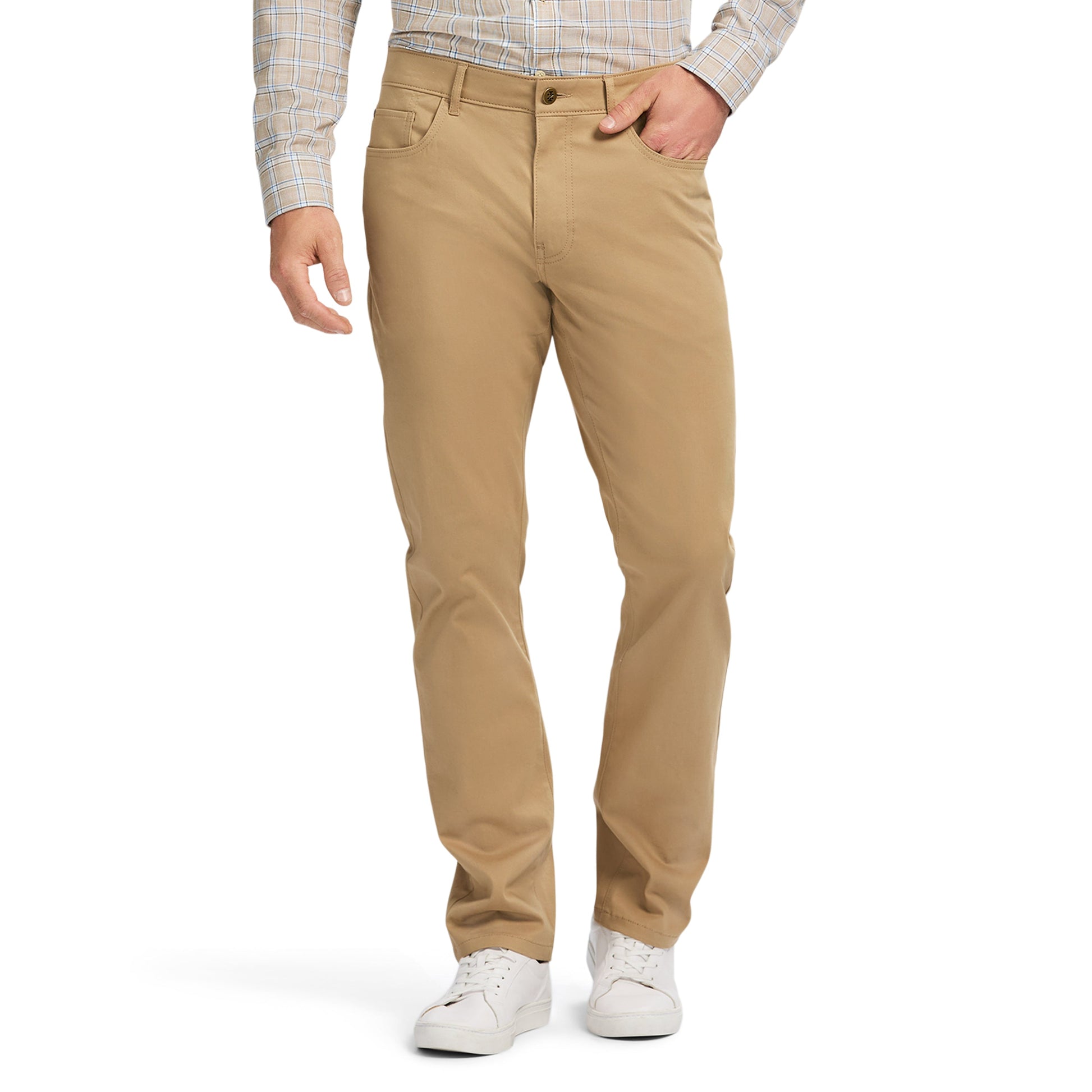 Izod 5 POCKET SUPER SOFT PANT - CEDARWOOD KH